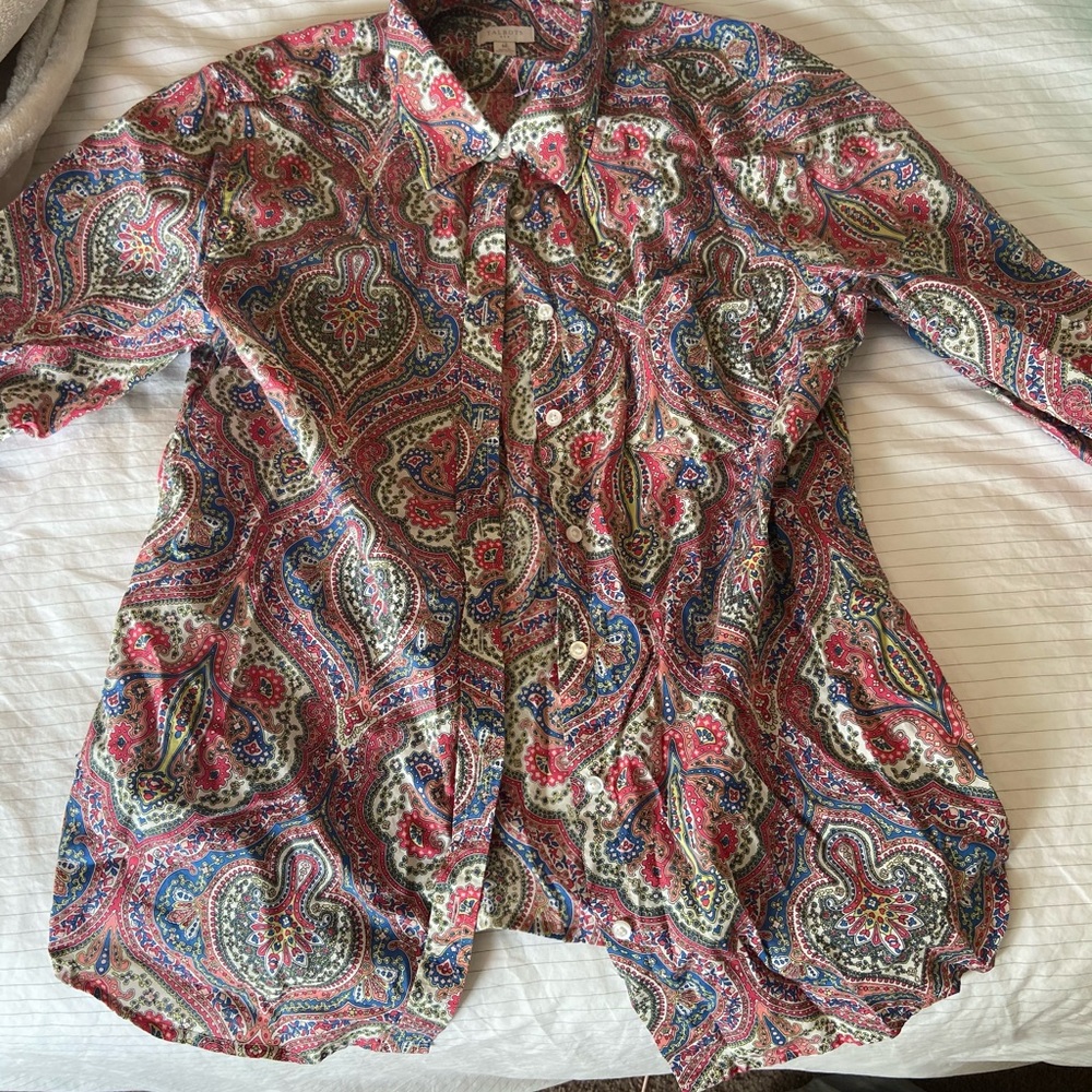 Printed Button Down - image 4